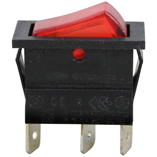 (image for) APW Wyott 1305610 SWITCH, LIGHTED RED 
